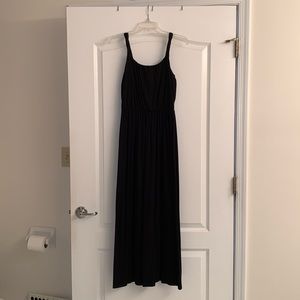 LOFT Black Maxi Dress